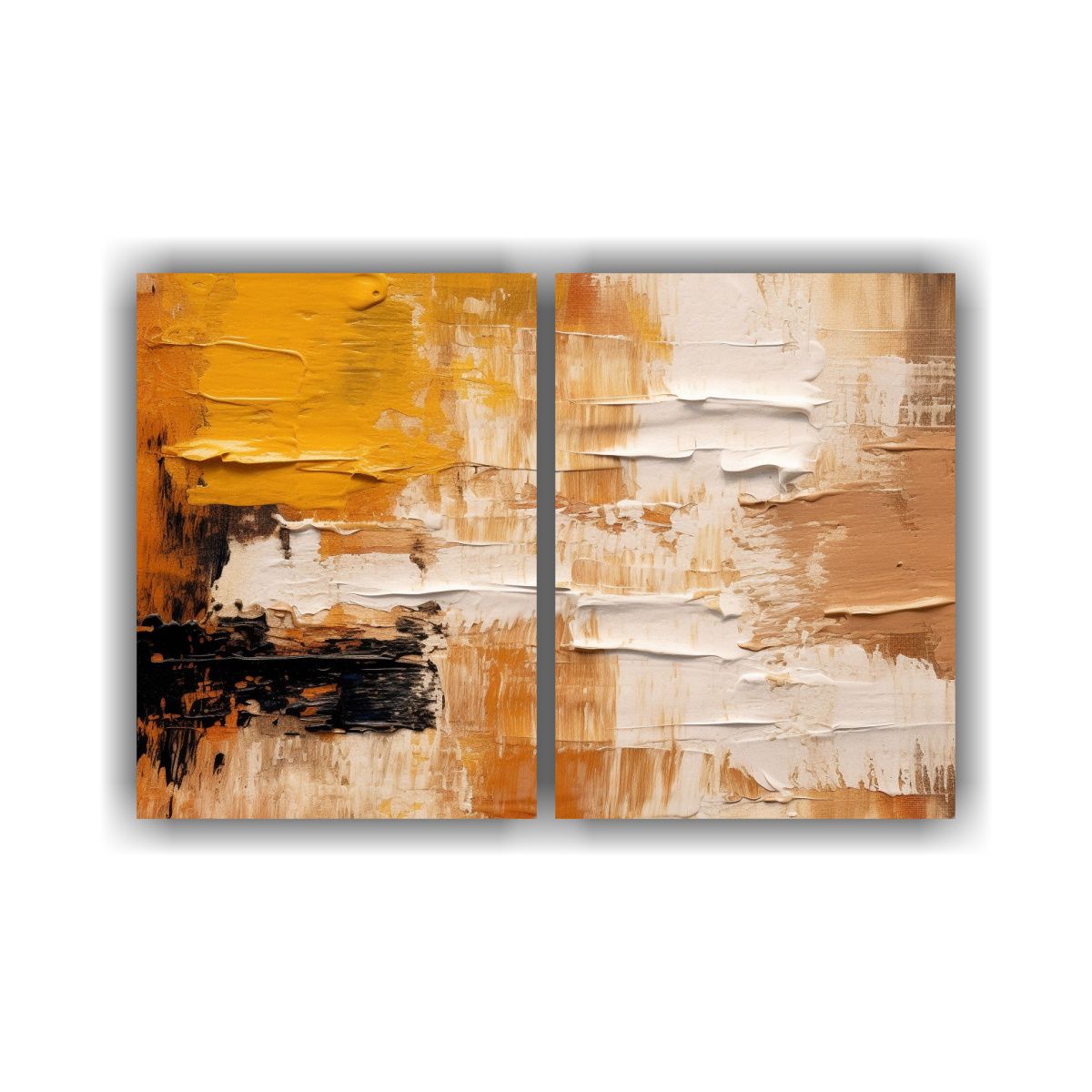 GENERICO - Díptico Estilo Rothko Abstracto Estético En 100x75 Cm