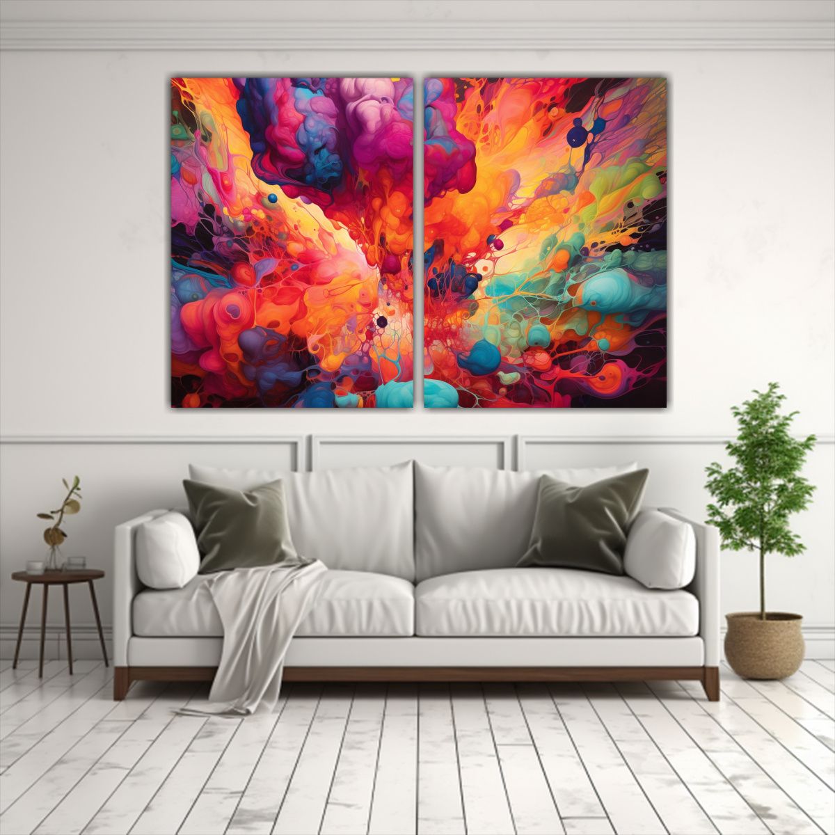 GENERICO - Pinturas Decorativas Belleza Del Vacío En La 100x75 Cm