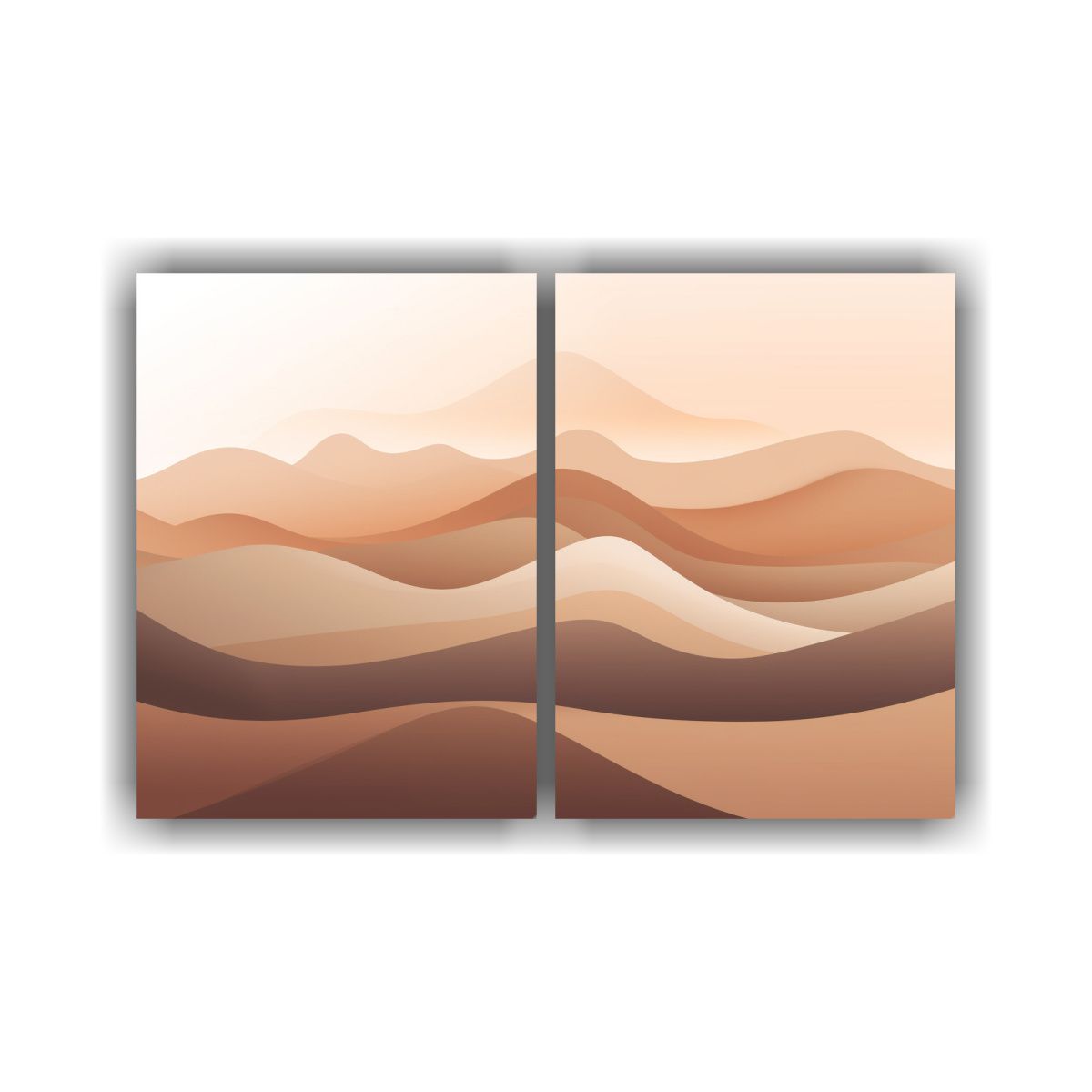 GENERICO - Crear Un Lienzo Minimalista De Un Desierto Con 100x65 Cm