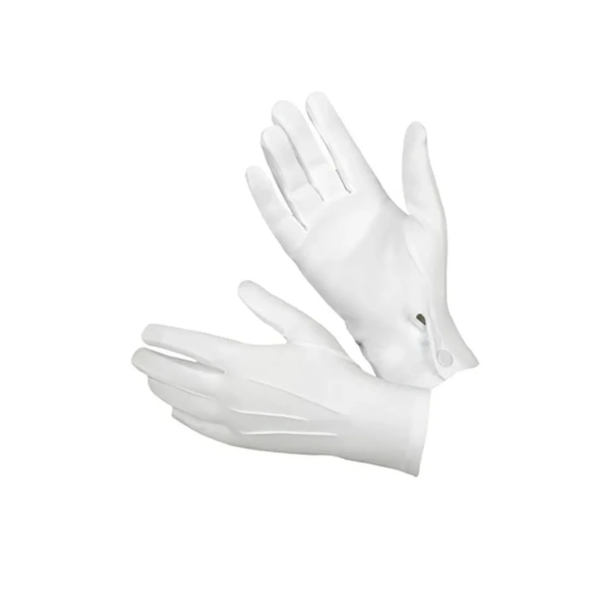 GENERICO - Guantes Blanco Grande Botón X 10 Unidades