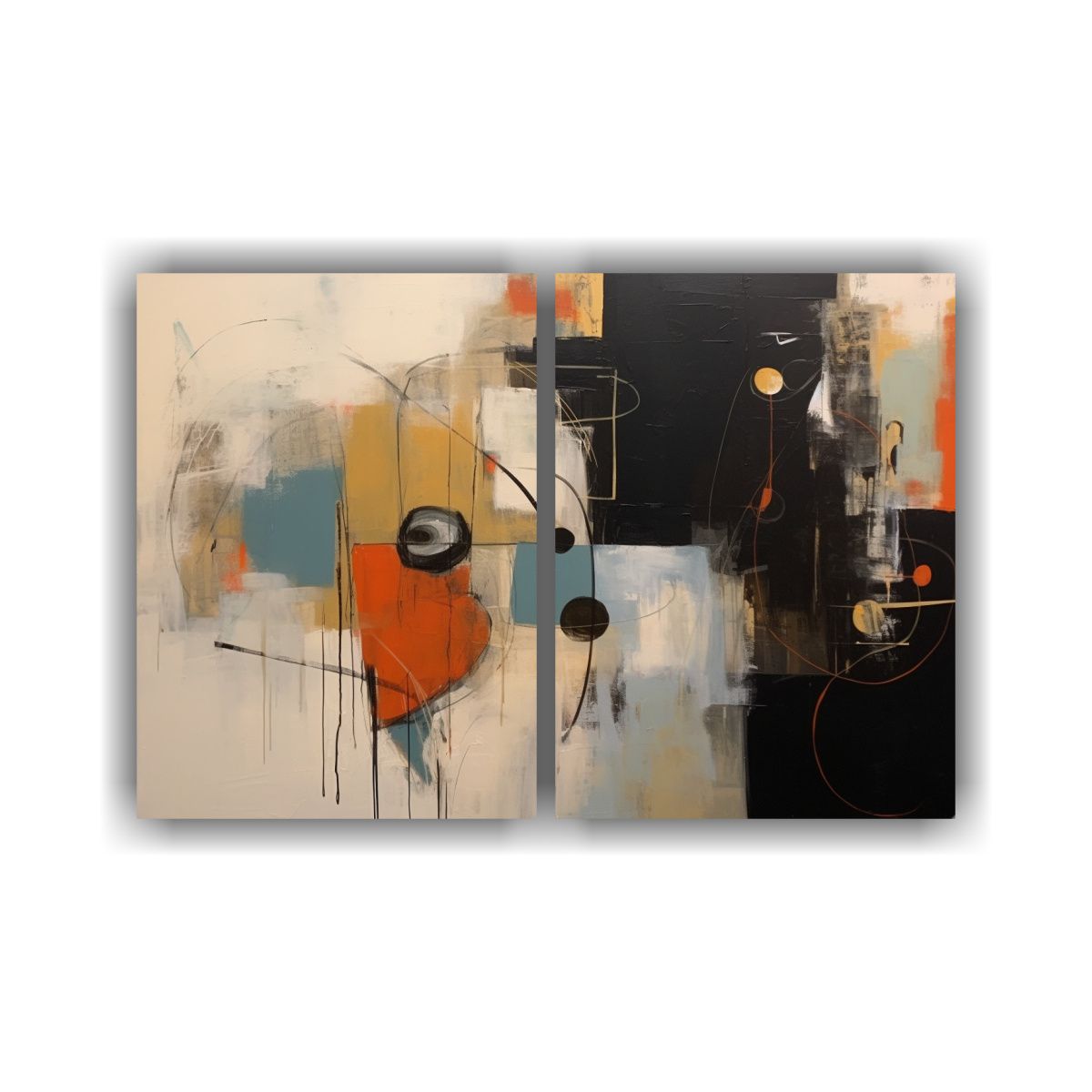 GENERICO - Cuadros Inspiración Intensidad Gicle Reversible 100x75 Cm