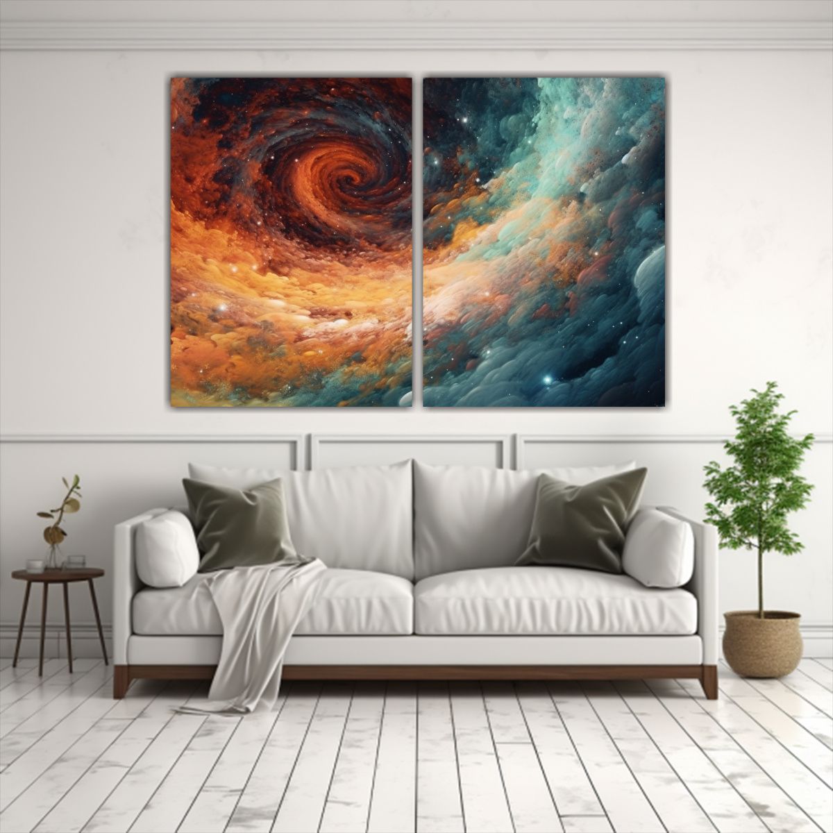 GENERICO - Pinturas Modernas Efecto Visual Estructura 100x65 Cm