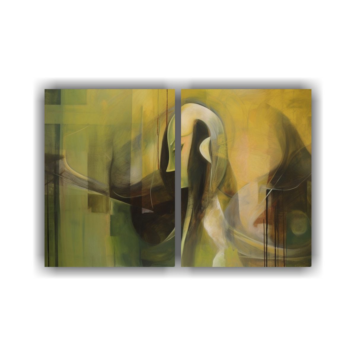 GENERICO - Cuadros Abstractos Para Decorar Con Vitalidad 100x65 Cm