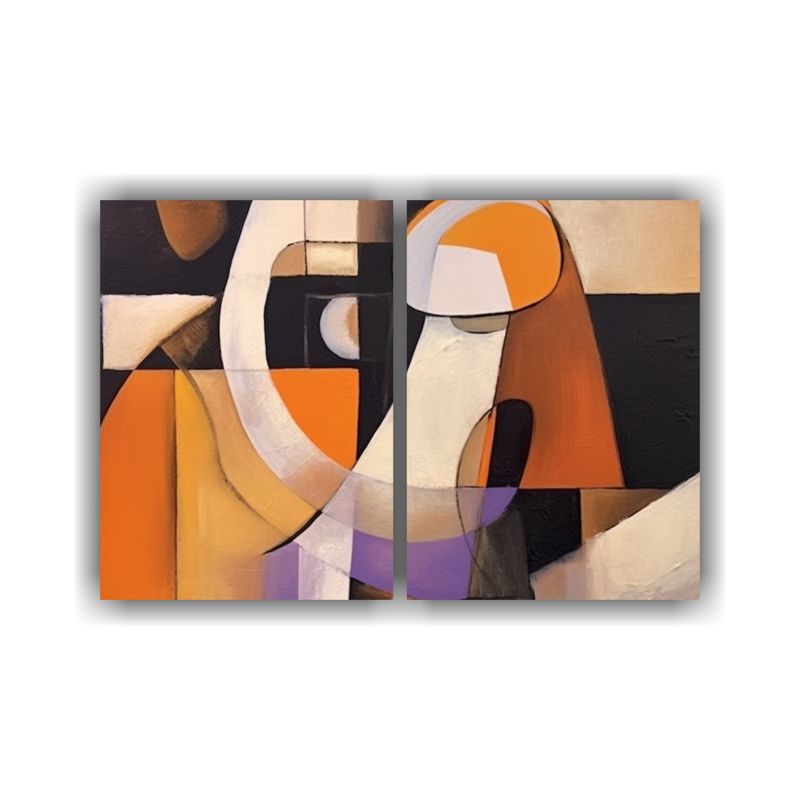 GENERICO - Cuadro Hermoso Temática Figura Geométrica 100x75 Cm