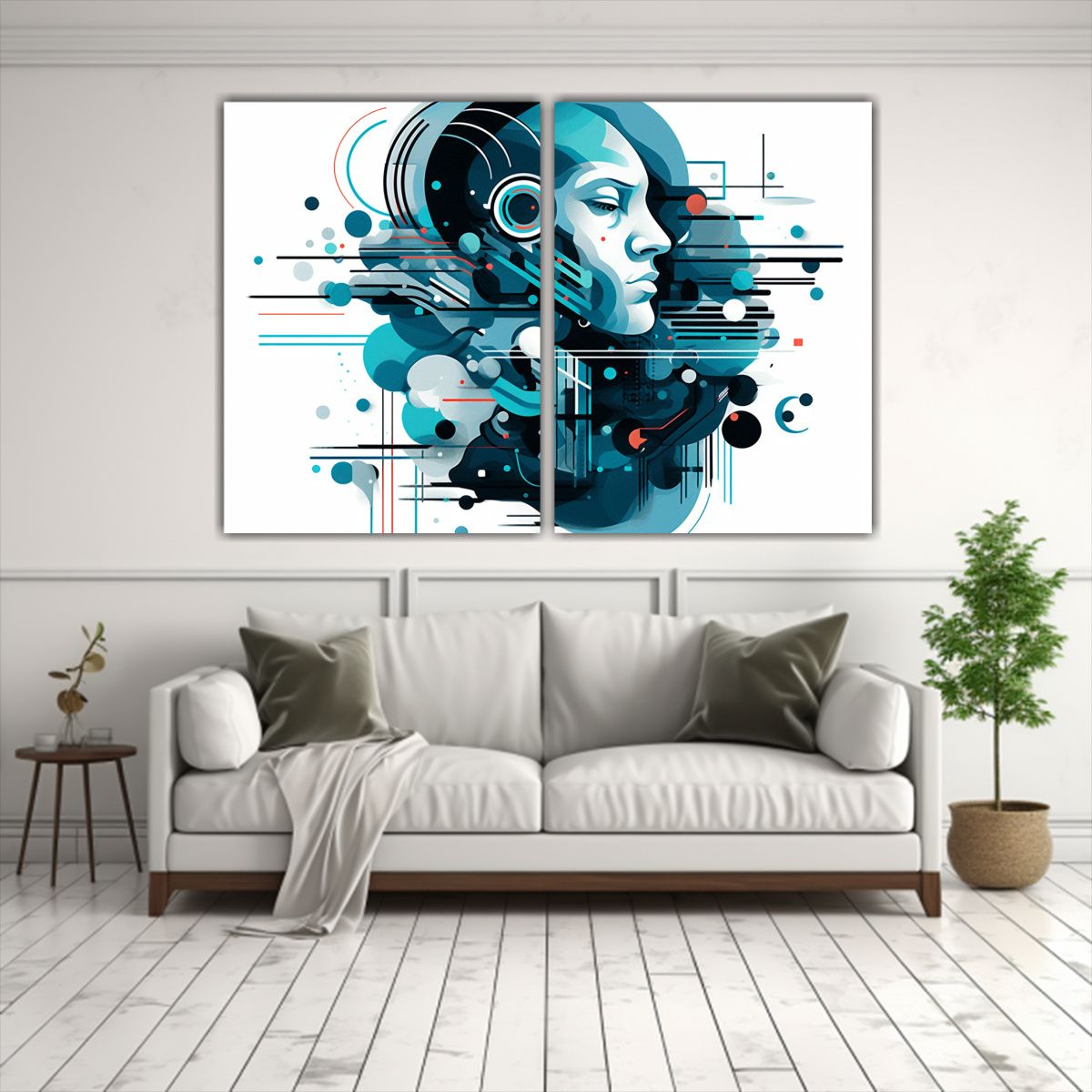 GENERICO - Arte Decorativo En Tela Canvas Estilo Urbano Para 100x65 Cm
