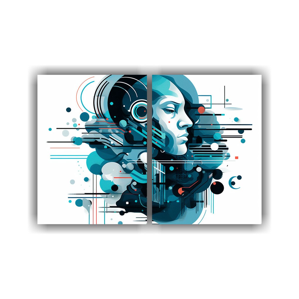 GENERICO - Arte Decorativo En Tela Canvas Estilo Urbano Para 100x75 Cm