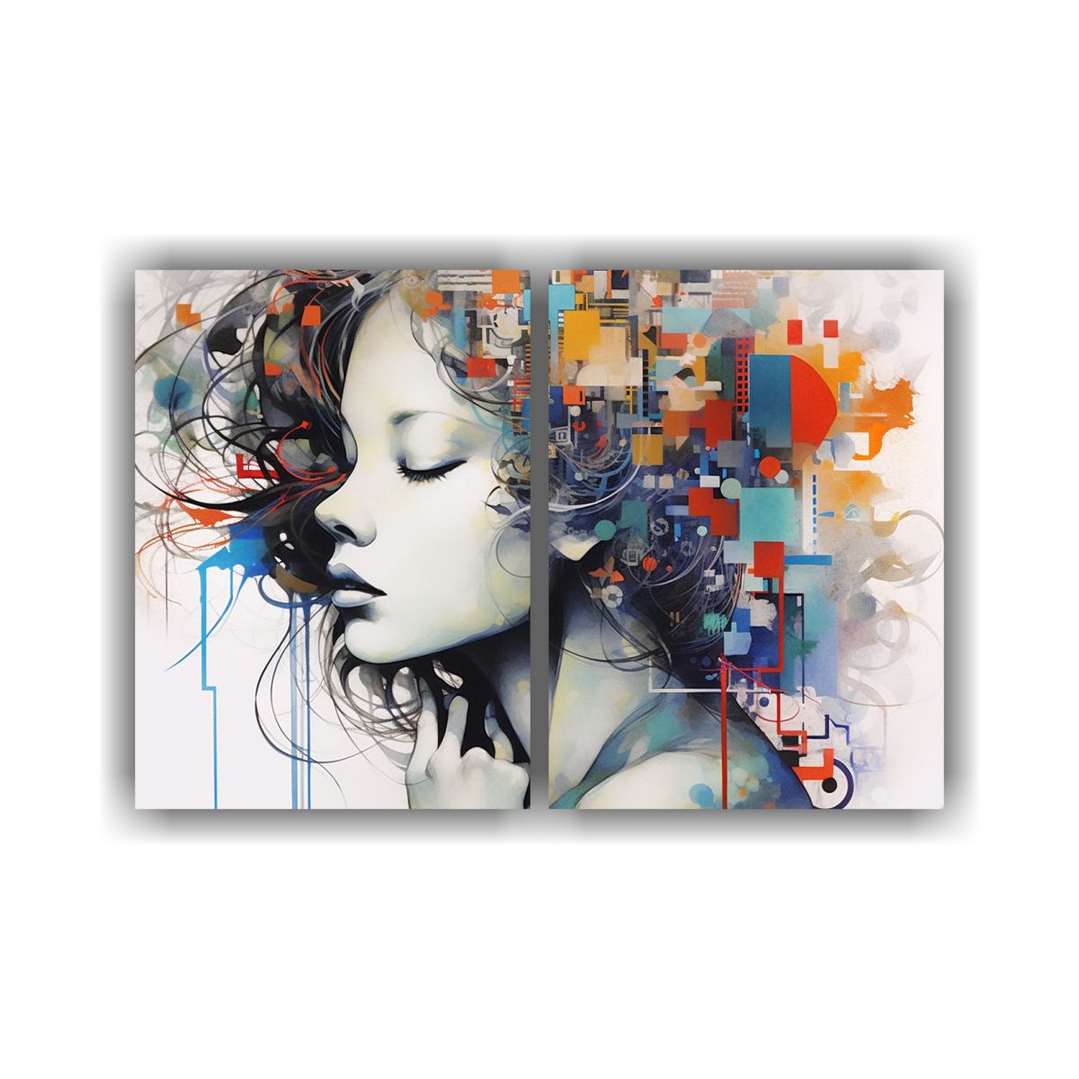 GENERICO - Pinturas Vintage Económicas Para Decoración 100x75 Cm