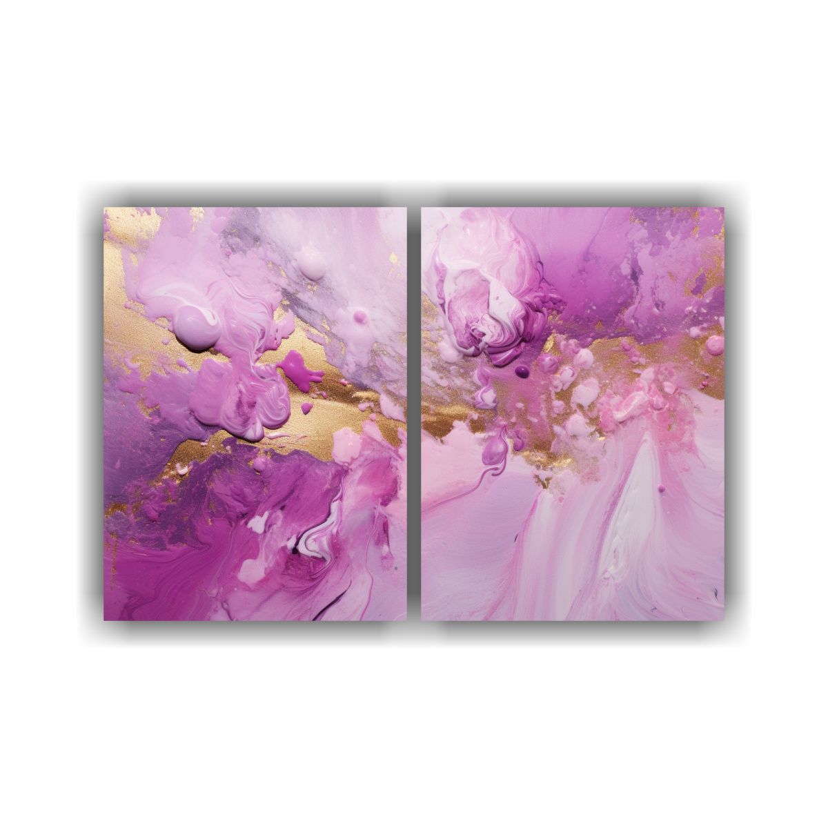 GENERICO - Cuadros Lienzos Tela Patrón Intenso Abstracto 100x75 Cm