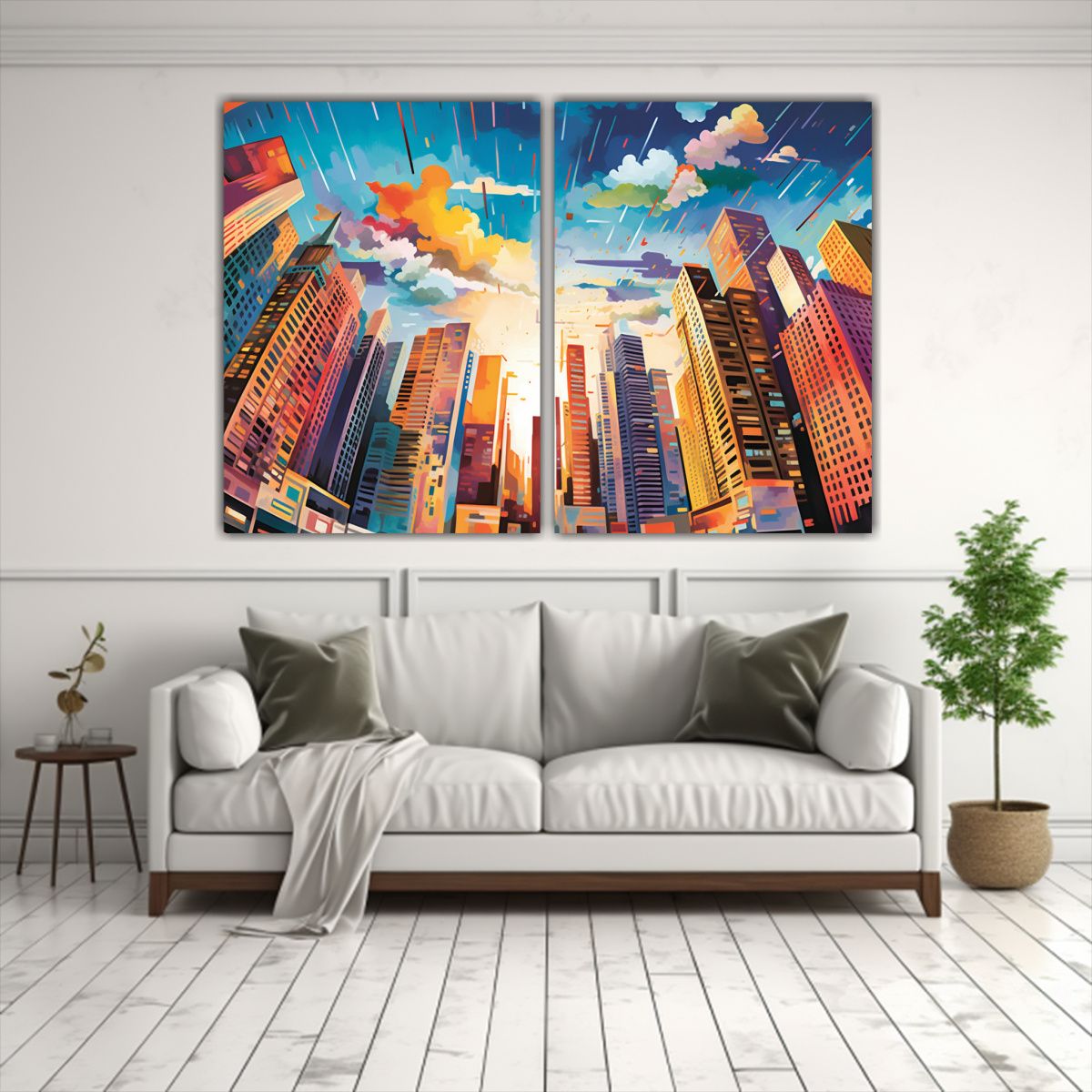 GENERICO - Cuadros Decorativos Que Mezclan Fotorealismo Y 100x75 Cm