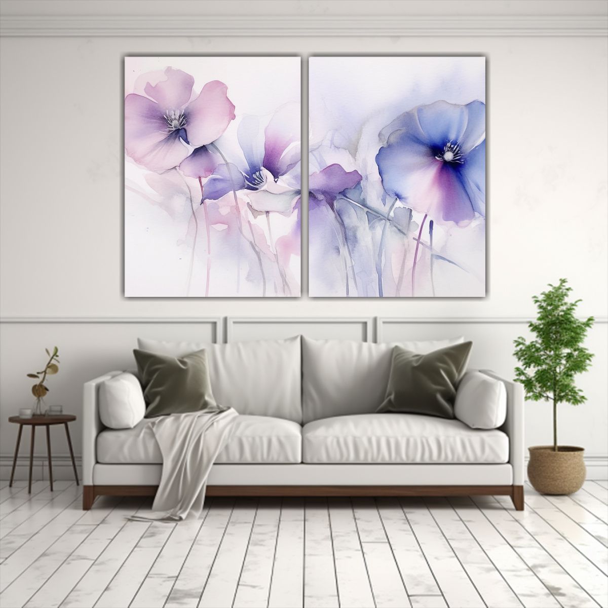 GENERICO - Pintura Acuarela Multicolor Relajante Para 100x65 Cm