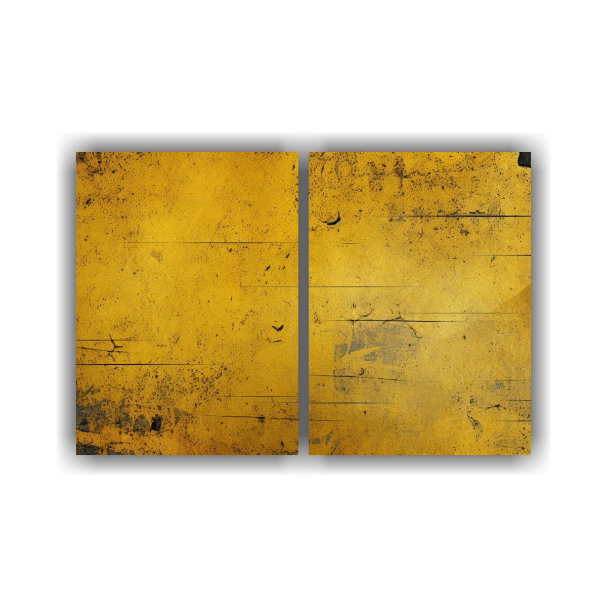 GENERICO - Fondo Textura Amarillo Rayado Estilo Ciberpunk En 100x75 Cm