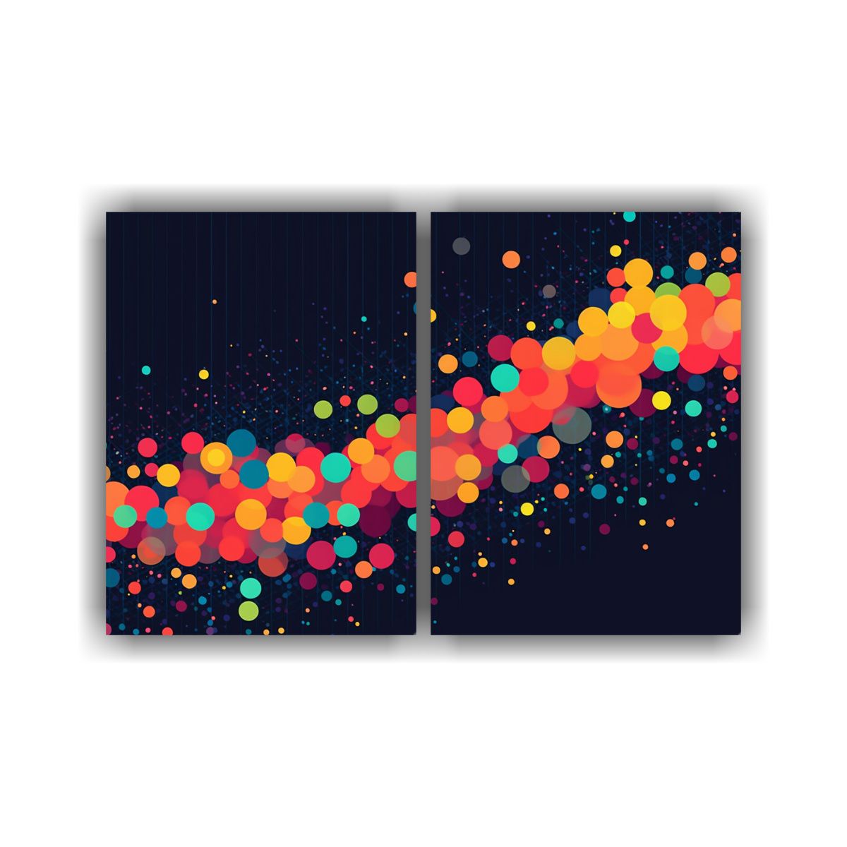 GENERICO - Pinturas Decorativas Vanguardistas Equilibrio 100x65 Cm