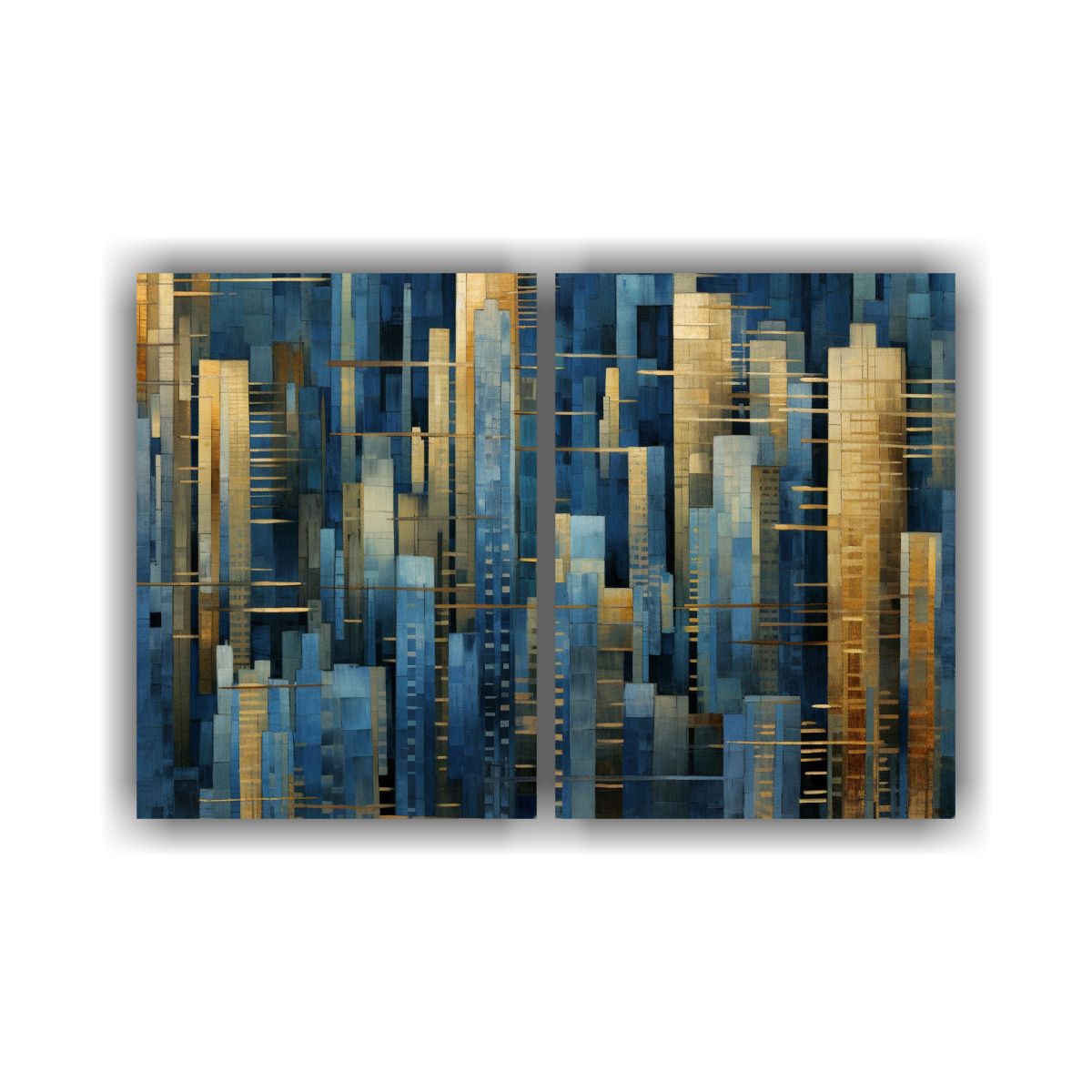 GENERICO - Cuadro Decorativo Digital De Ciudad En 3D Con 100x75 Cm