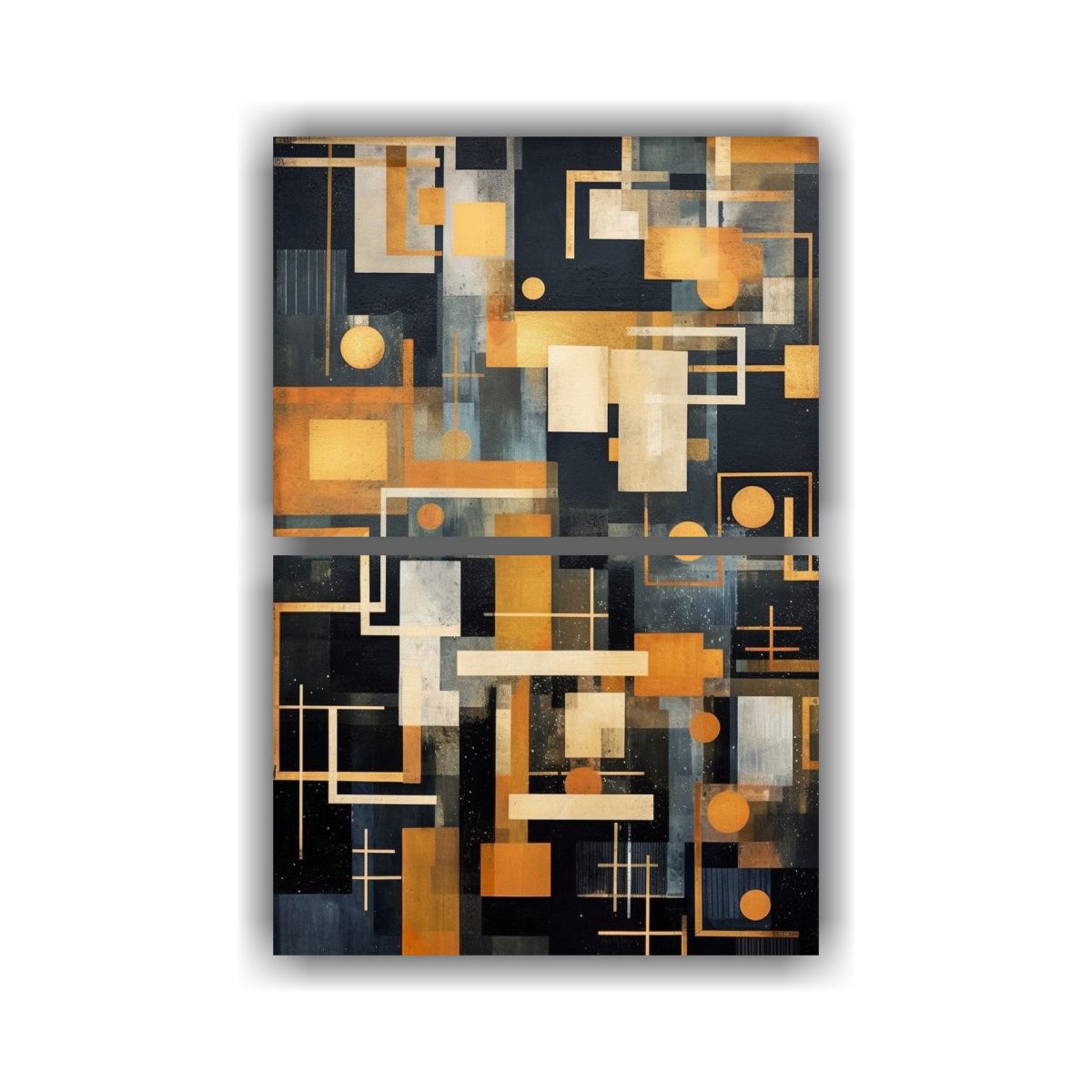 GENERICO - Conjunto 2 Cuadros De Alta Calidad Para Cuarto 75x100 Cm