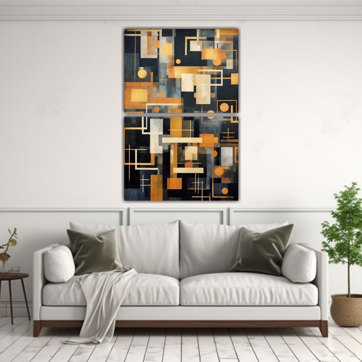 GENERICO - Conjunto 2 Cuadros De Alta Calidad Para Cuarto 75x100 Cm