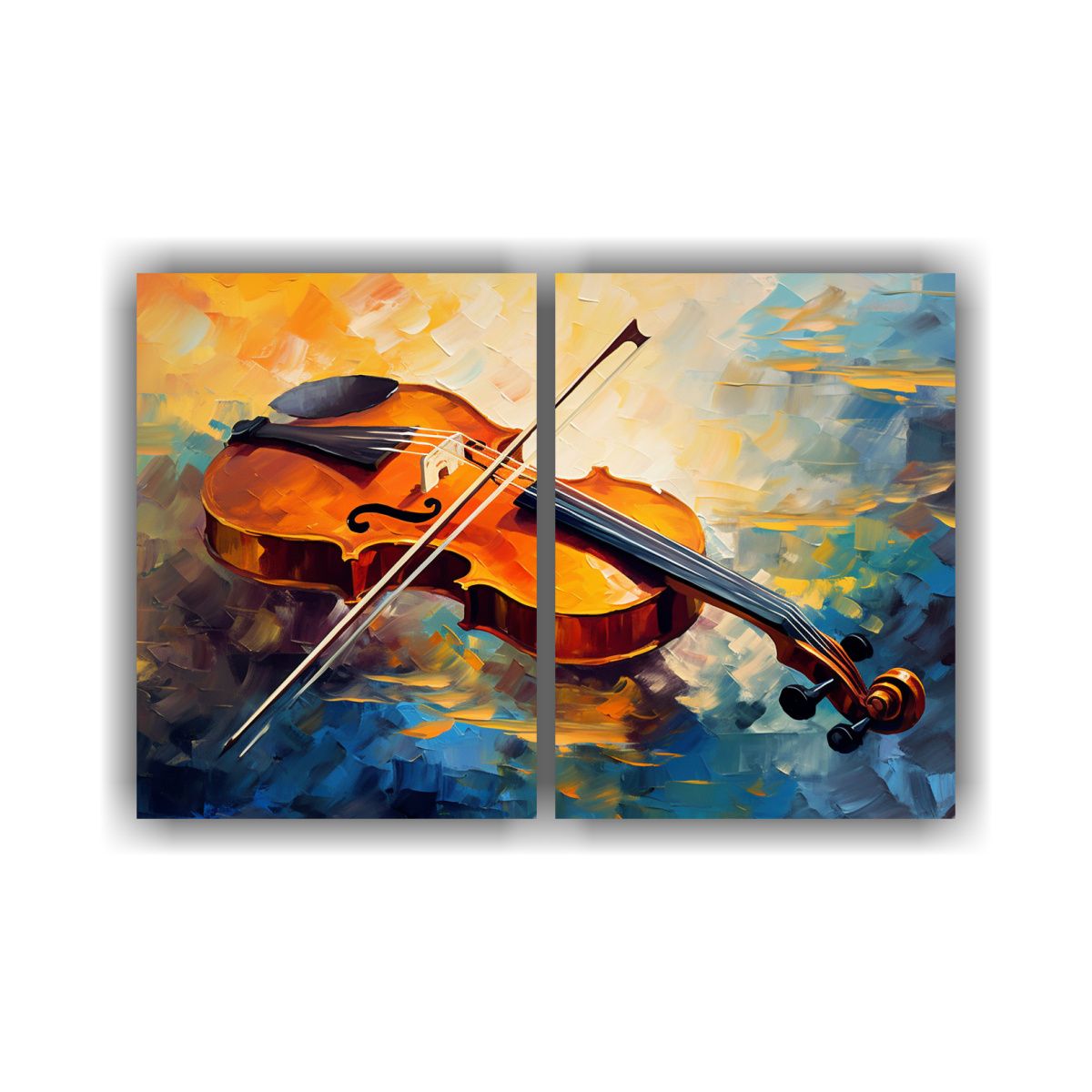 GENERICO - Pintura Digital Con Pinceladas De óleo Clásico 100x75 Cm