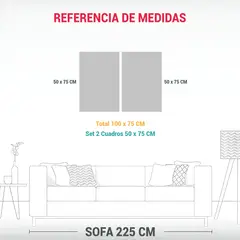 GENERICO - Dibujos Abstractos Modernos Inspirados En La 100x75 Cm