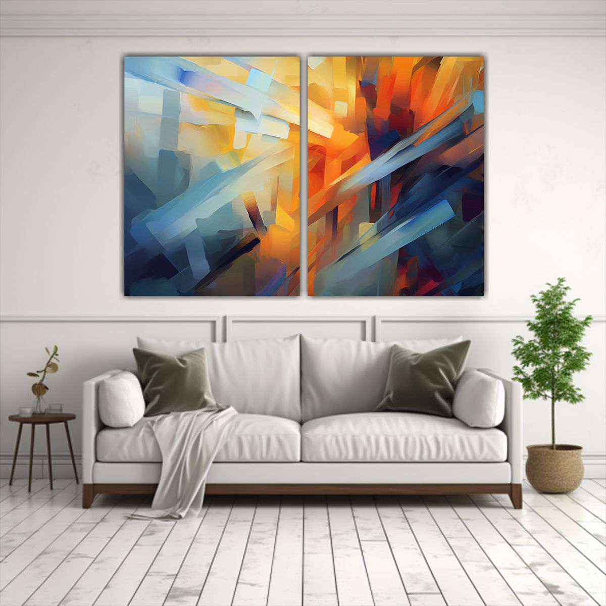 GENERICO - Estudio De Imagen Impresionante Arte Abstracto En 100x75 Cm