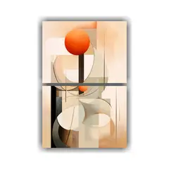 GENERICO - Cuadros Abstractos De Decoración Moderna En 50x80 Cm