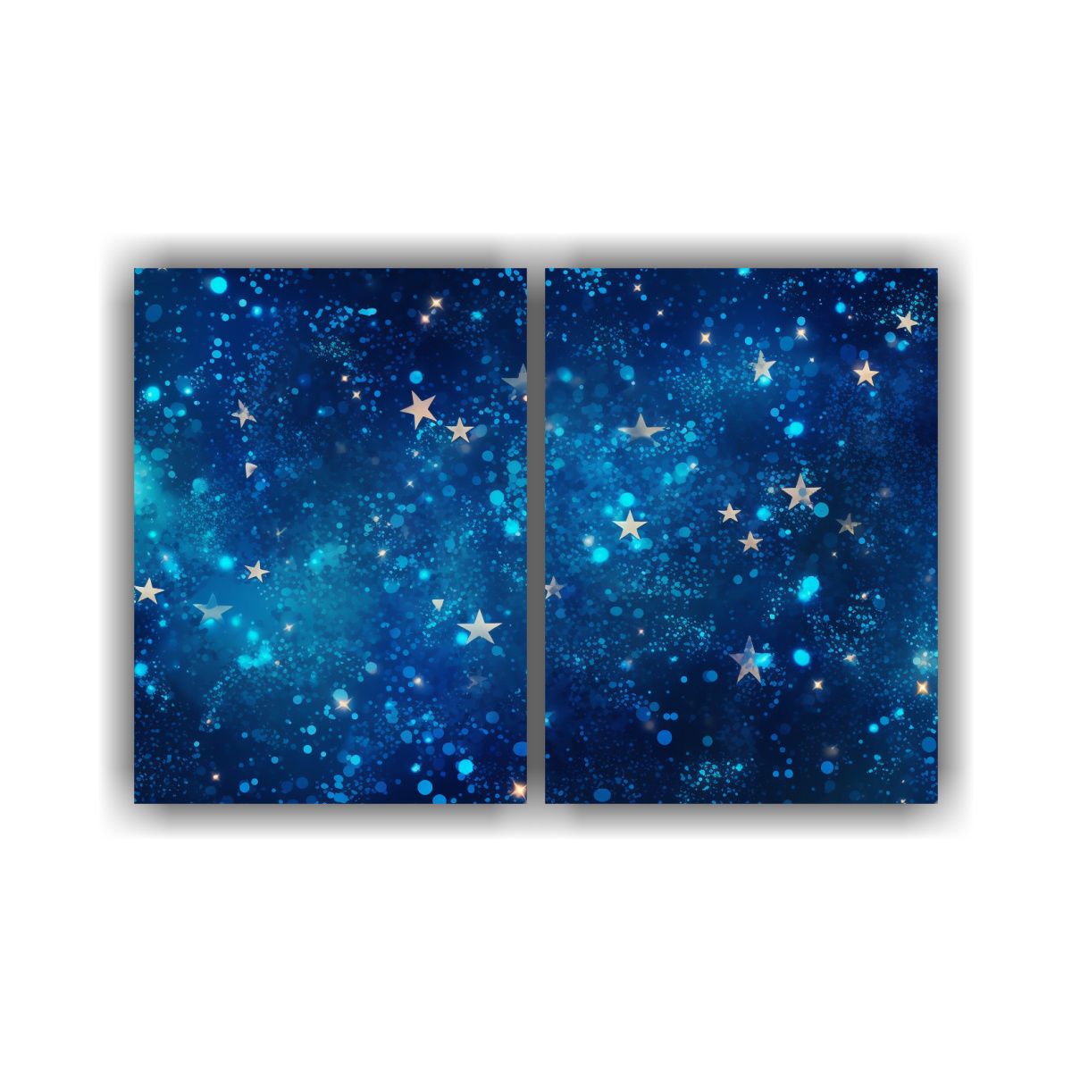 GENERICO - Cuadros Decorativos Con Intenso Patrón Luminoso 100x75 Cm