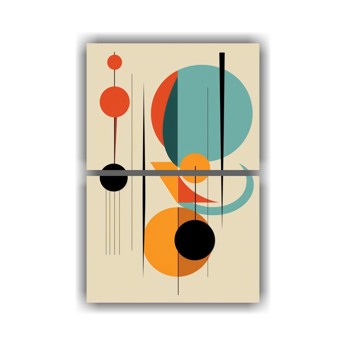 GENERICO - Pinturas Decorativas Majestuosas De Diseño 60x80 Cm