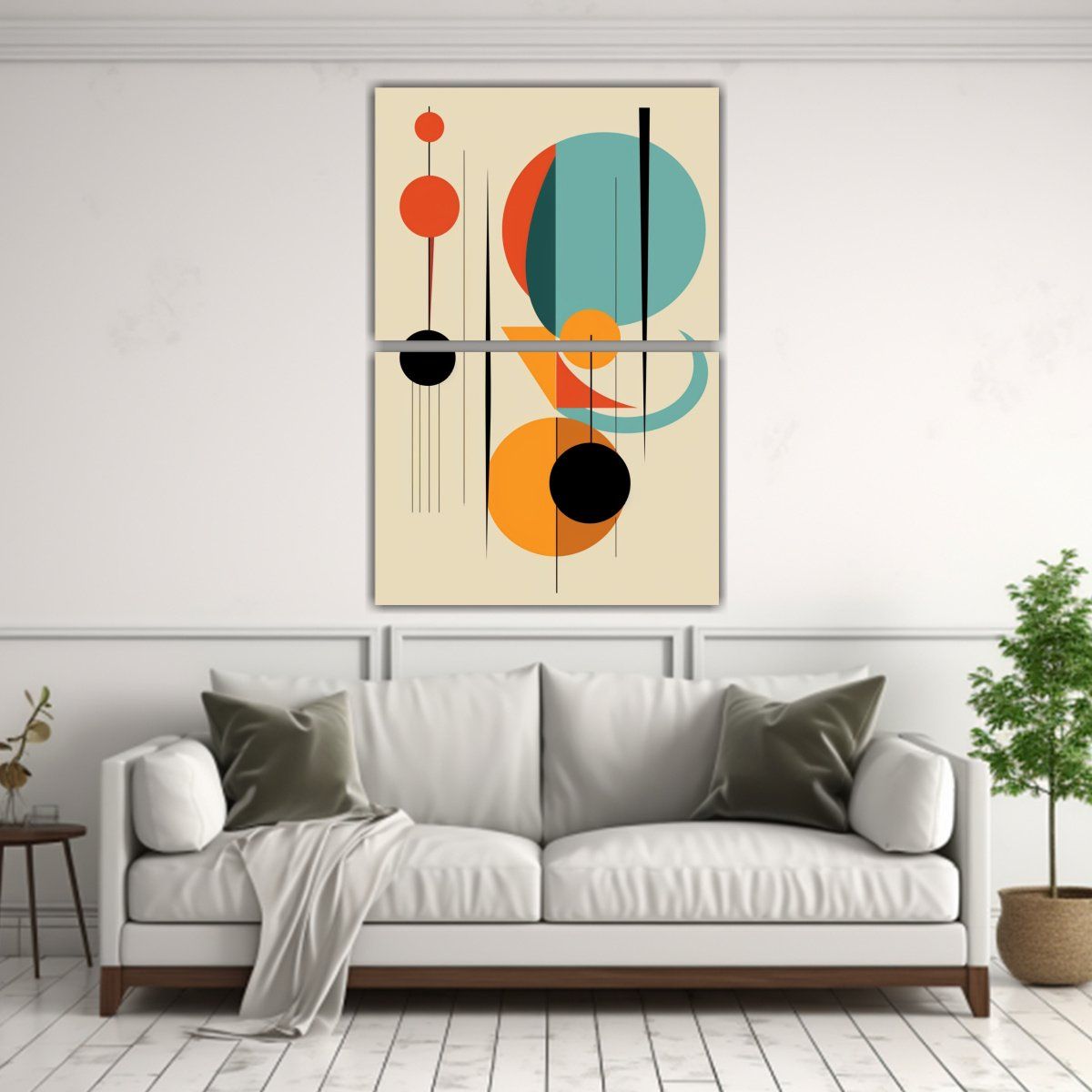 GENERICO - Pinturas Decorativas Majestuosas De Diseño 60x80 Cm
