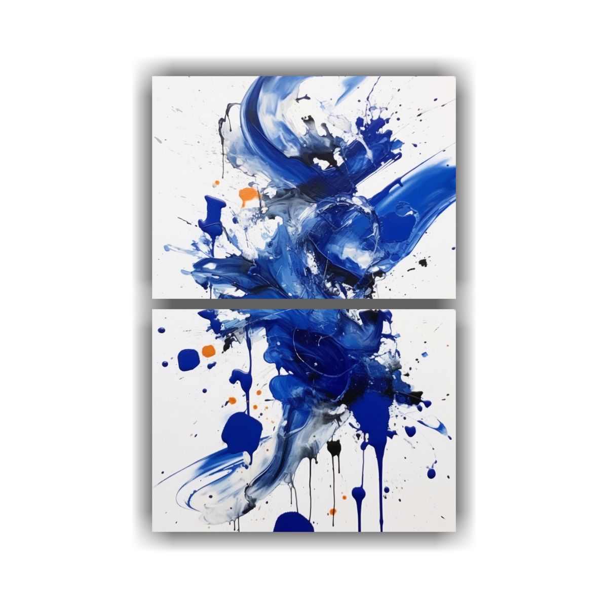 GENERICO - Conjunto De 2 Lienzos De Tela Con Diseño De 50x80 Cm