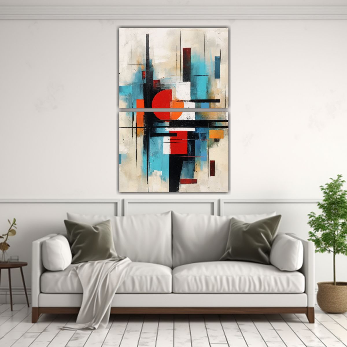 GENERICO - Pinturas Abstractas Suprematismo Movimiento 75x100 Cm