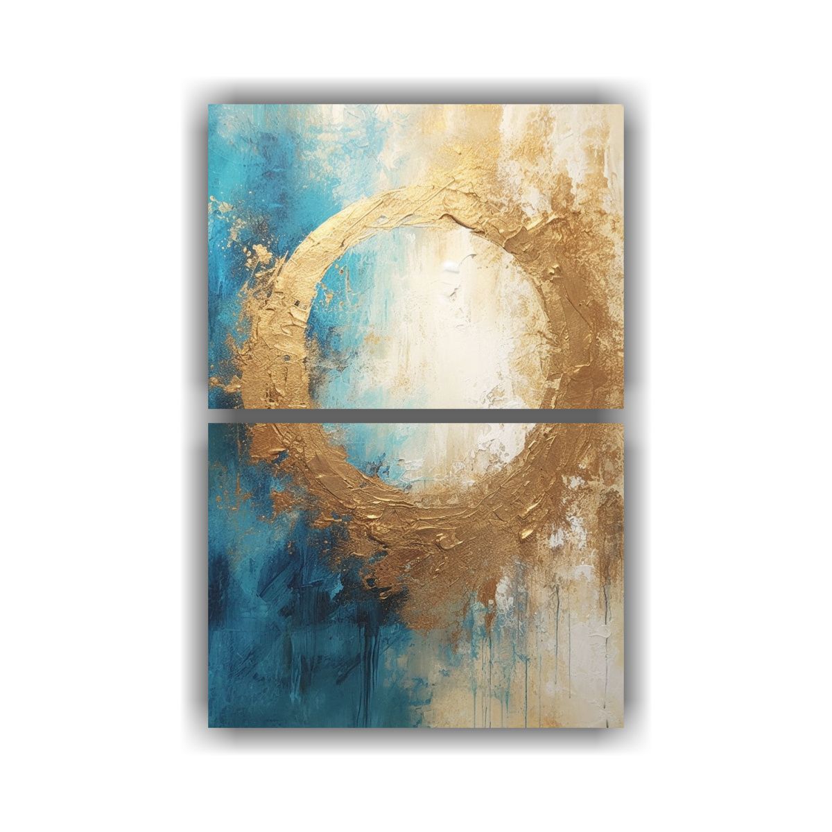 GENERICO - Cuadro Fotográfico único Con Tonos Azules En El 65x100 Cm