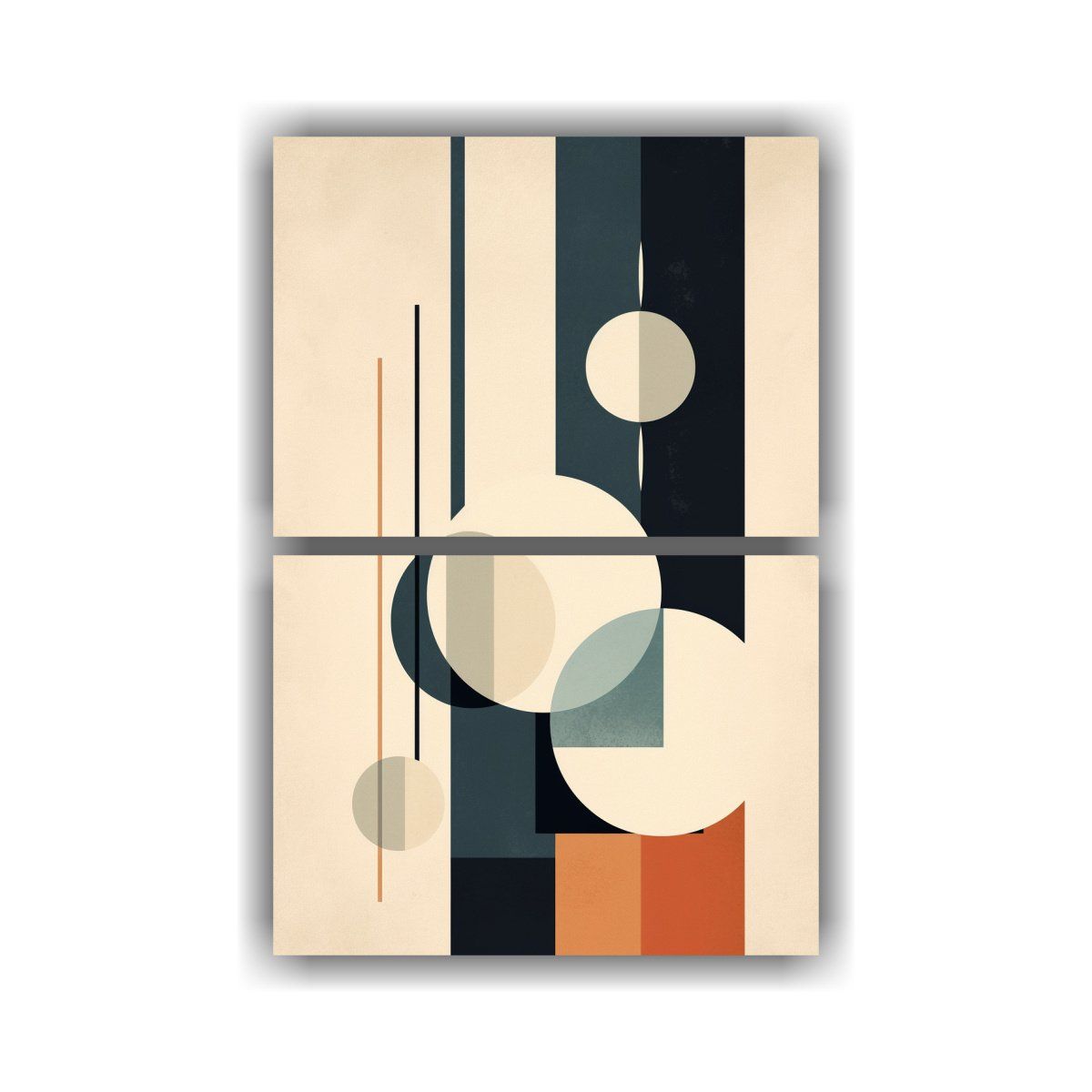 GENERICO - Cuadro Horizontal Baño Gomez Minimalista 60x80 Cm