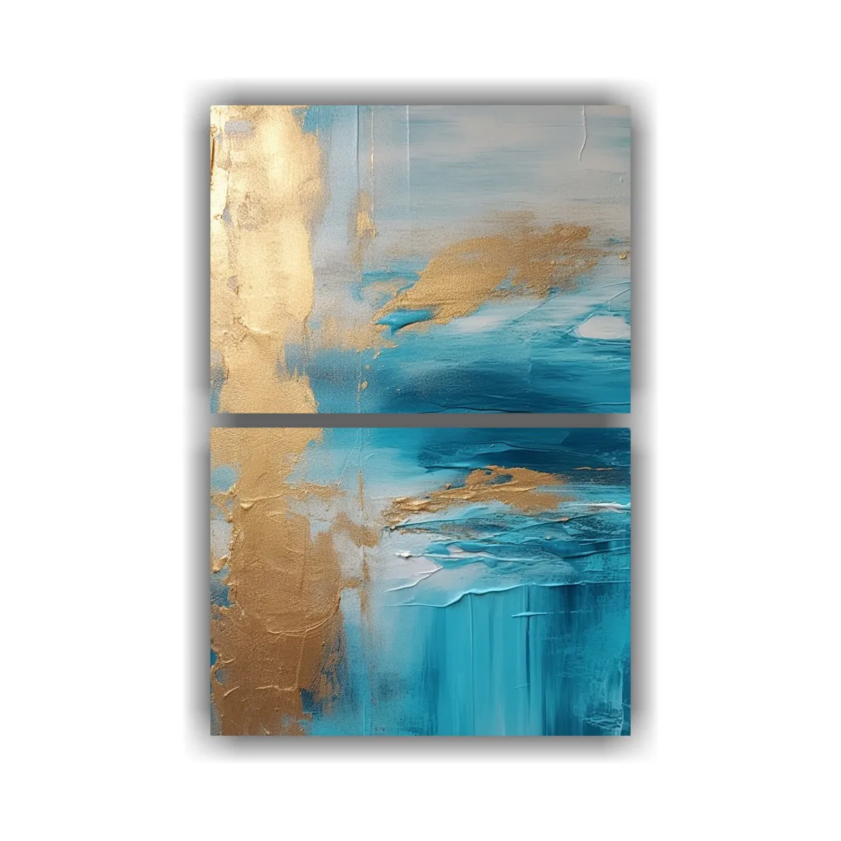 GENERICO - Pinturas Decorativas De Set 2 Artes Concepto 75x100 Cm
