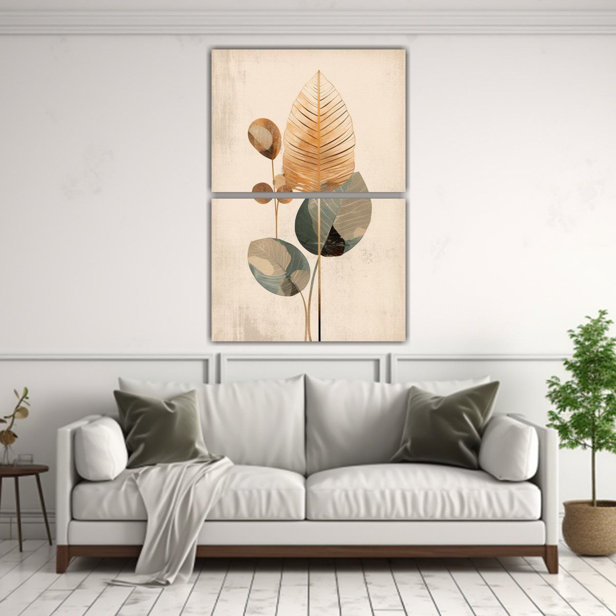 GENERICO - Cuadros Vintage De Estilo Moderno Neutro Y 75x100 Cm