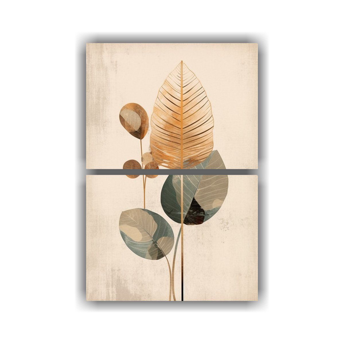 GENERICO - Cuadros Vintage De Estilo Moderno Neutro Y 50x80 Cm