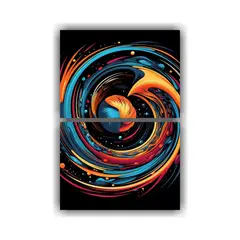 GENERICO - Pinturas Decorativas Culturales En Espiral 120x160 Cm