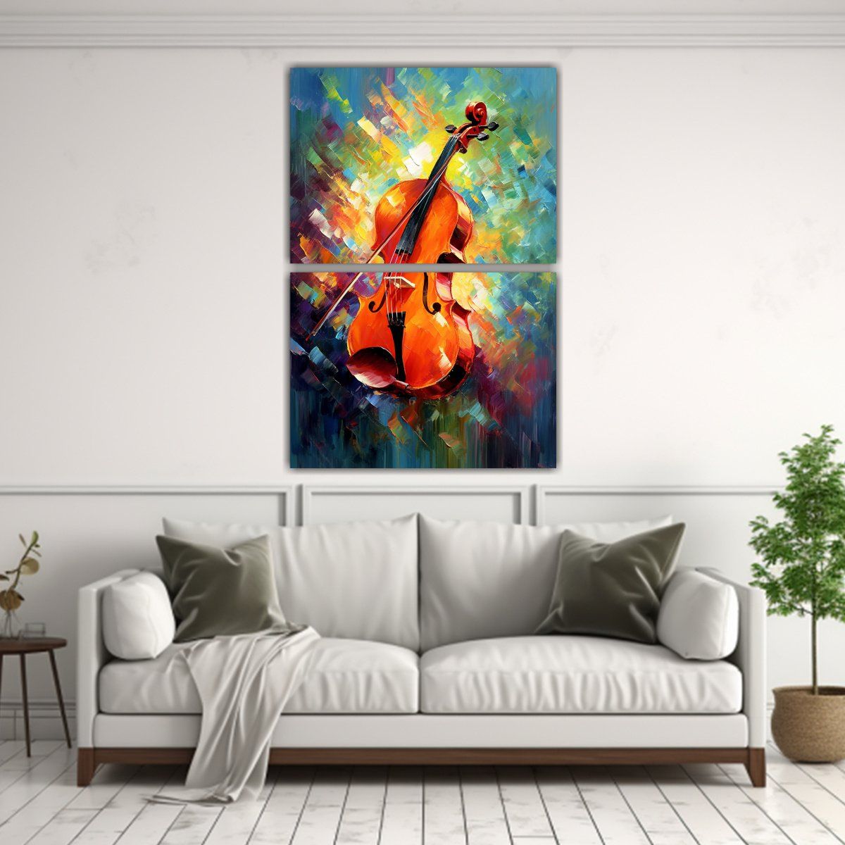 GENERICO - Pinturas Abstractas Que Capturan La Esencia De La 75x100 Cm
