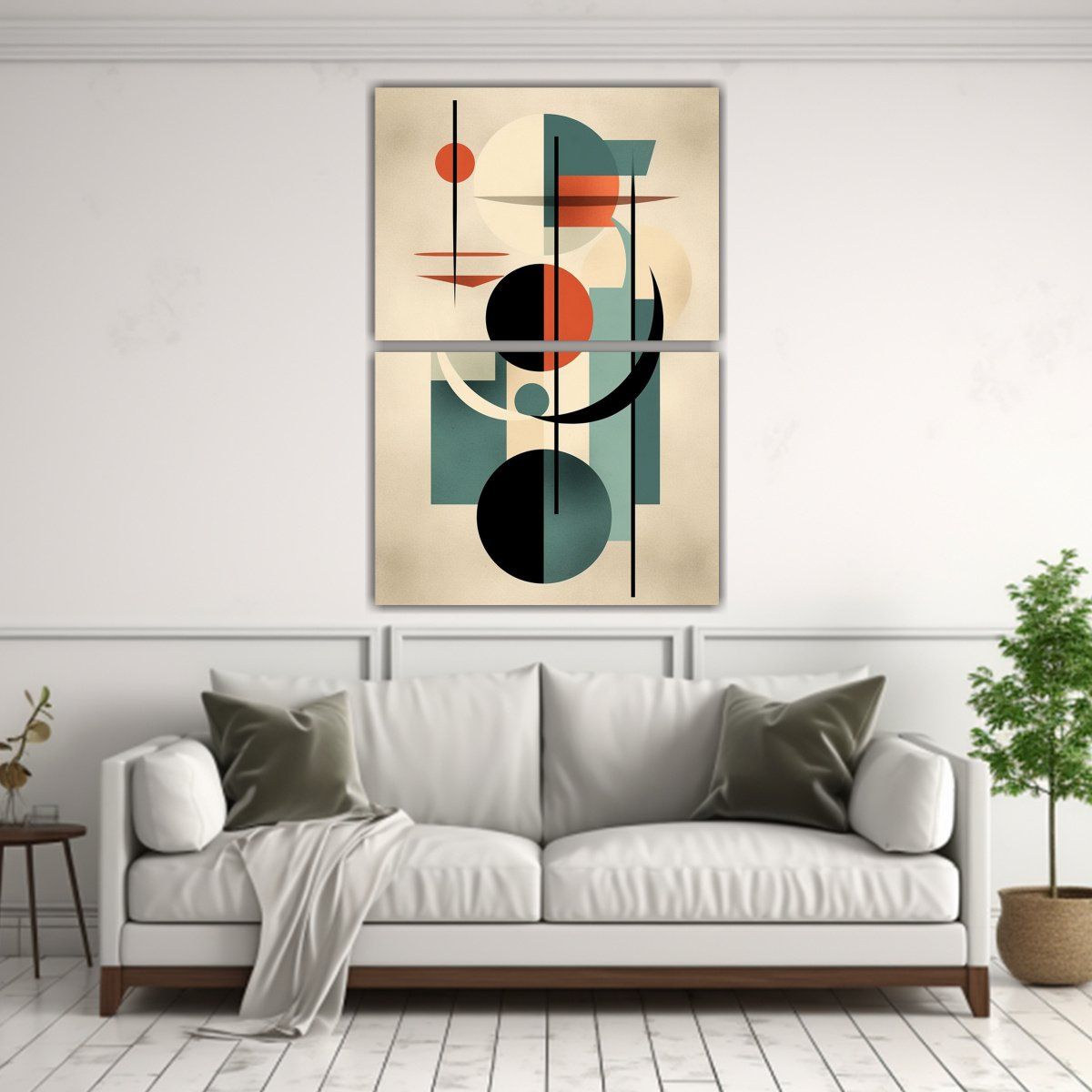 GENERICO - Pintura Abstracta Contemporánea En Formato De 75x100 Cm