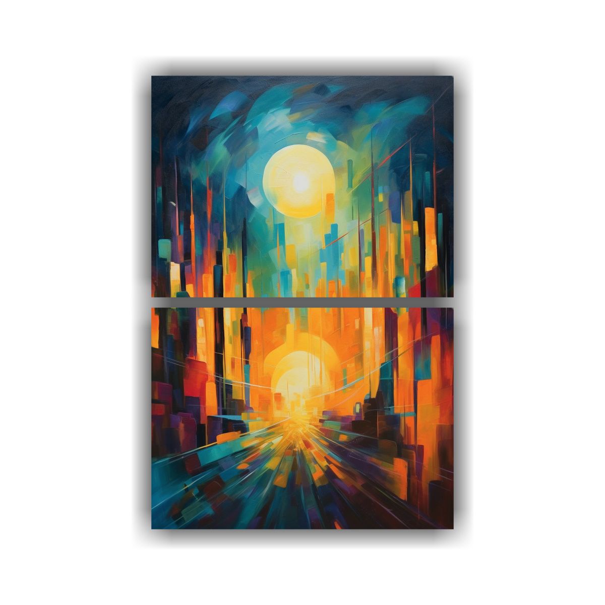 GENERICO - Cuadro Lienzo Imagen Creatividad Paisaje 75x100 Cm