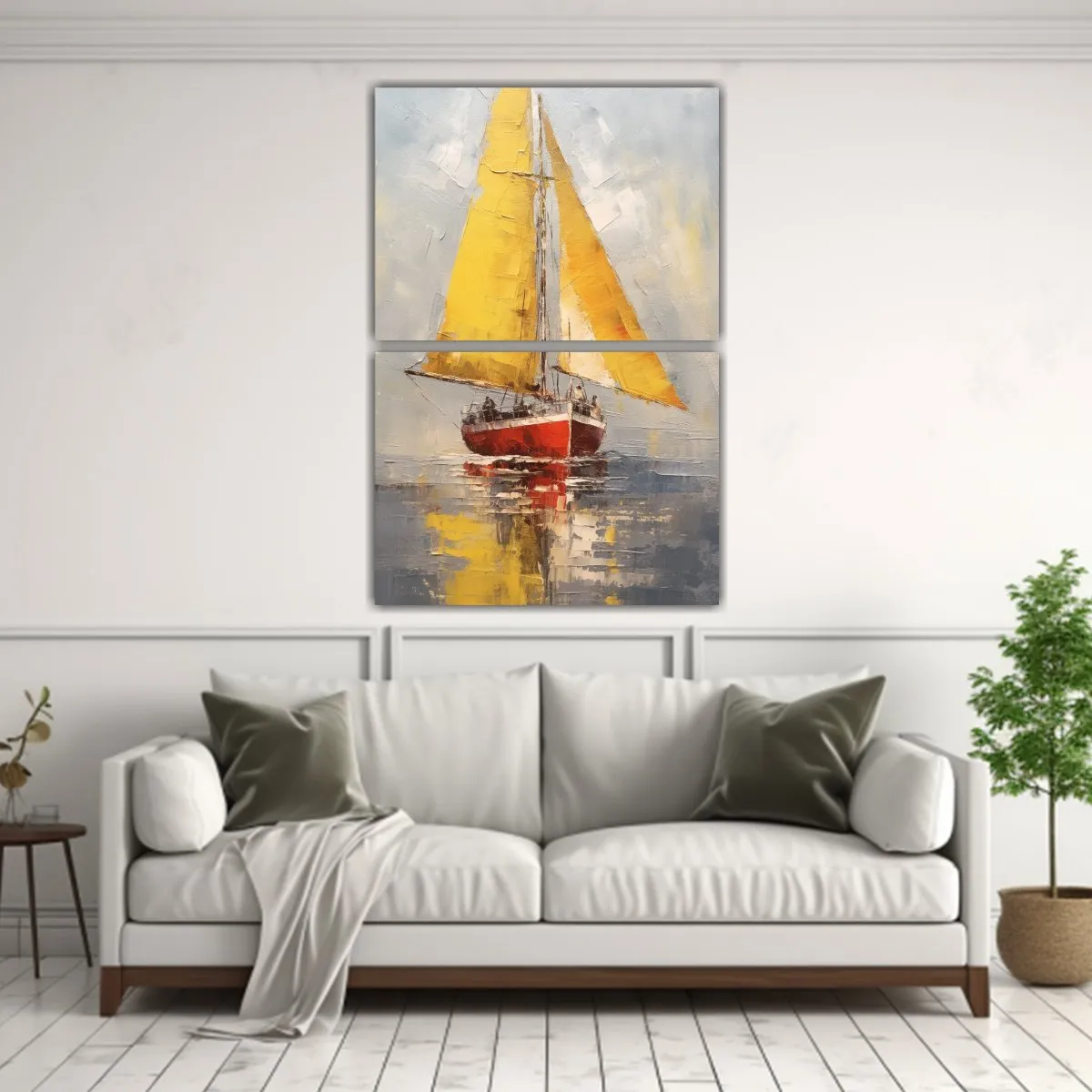 GENERICO - Set 2 Lienzos Decoración Adorable Cuadro Thanh 60x80 Cm