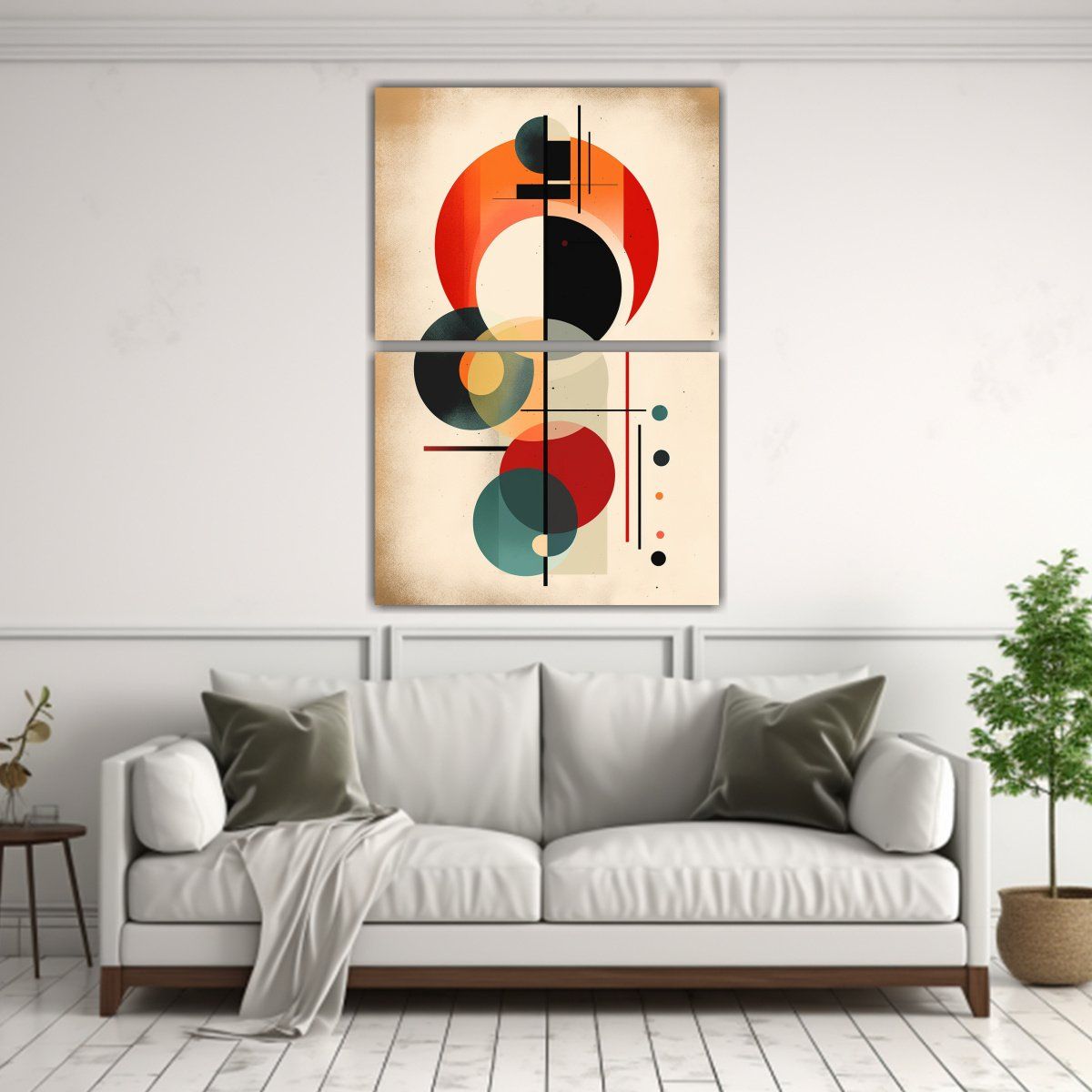 GENERICO - Pinturas Minimalistas Vintage Para Decoración 65x100 Cm