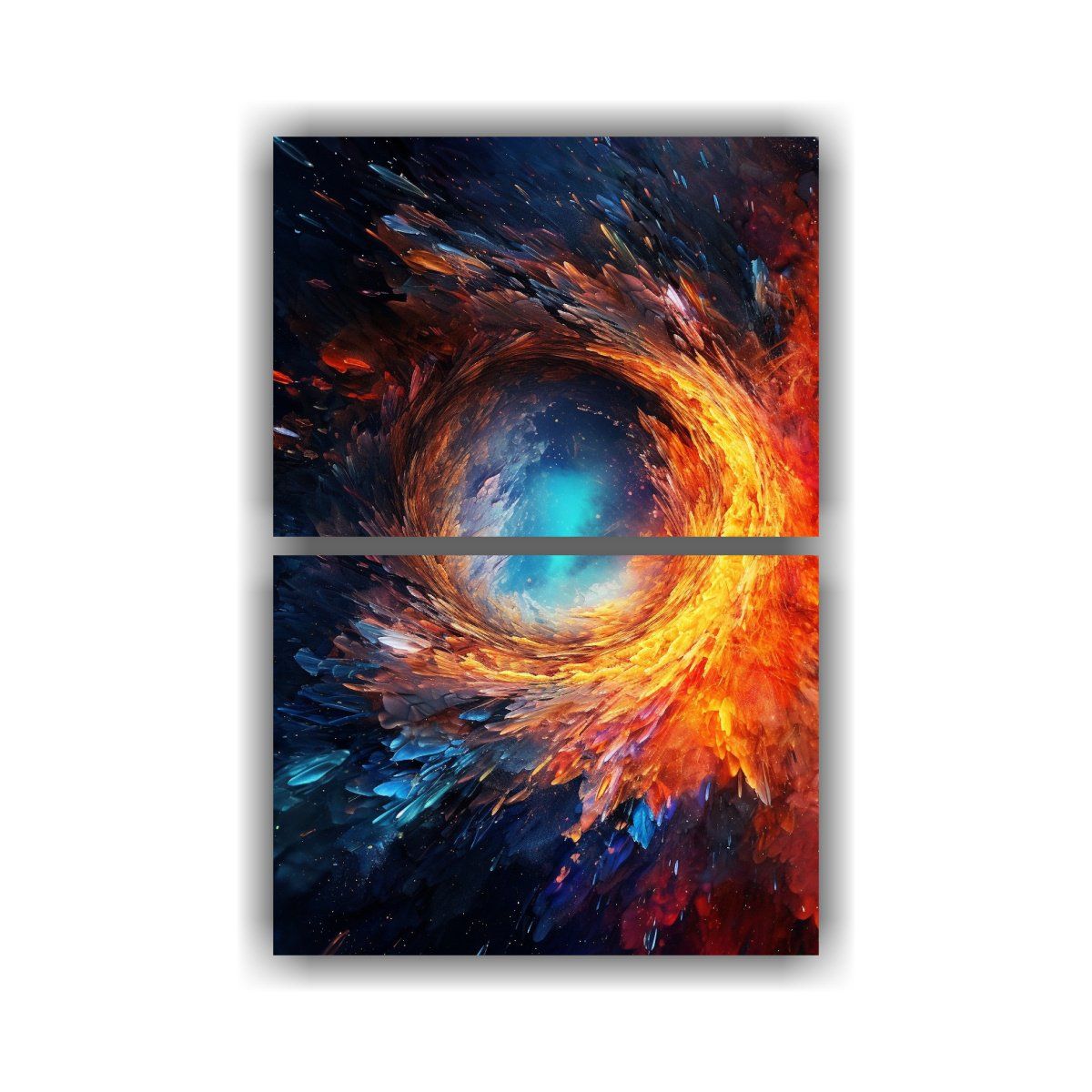 GENERICO - Cuadros Acuarela Con Colores Intensos Y 65x100 Cm