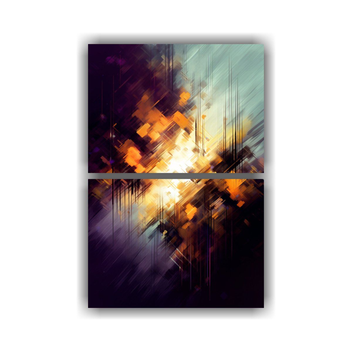 GENERICO - Pinturas Decorativas Modernas En Lienzo 120x160 Cm