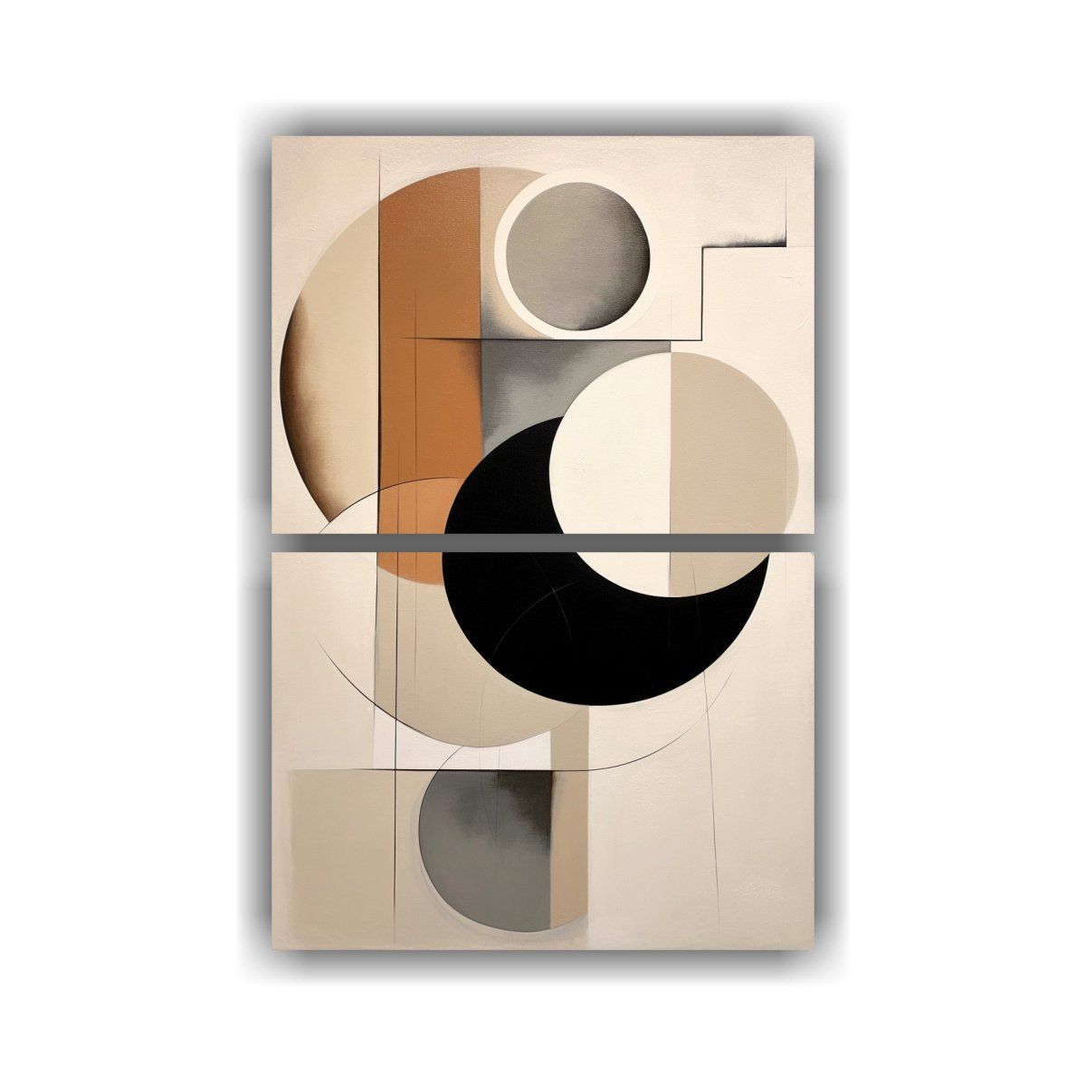 GENERICO - Cuadros Tela Sublimada Minimalismo Abstracto Con 65x100 Cm