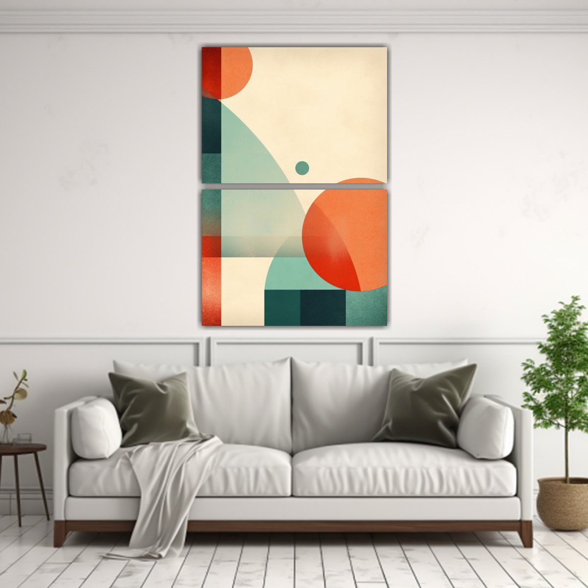 GENERICO - Conjunto De Lienzos De Tela Con Diseño De Hoja 50x80 Cm