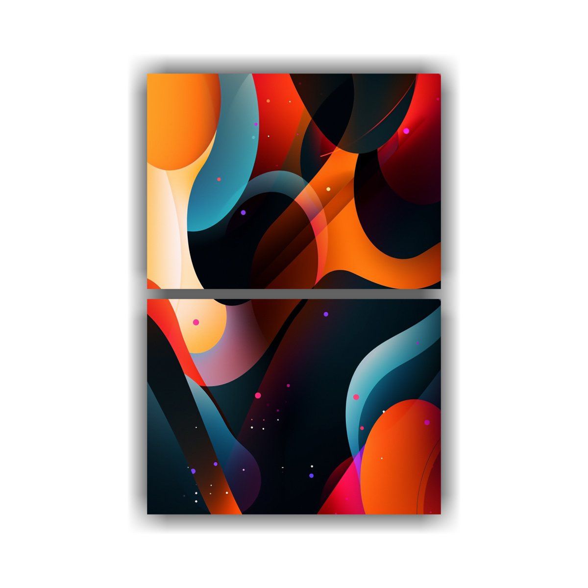 GENERICO - Fondo De Pantalla Móvil Abstracto Con Formas 50x80 Cm