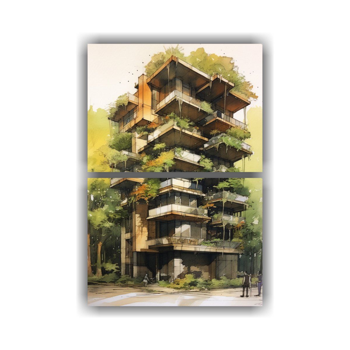 GENERICO - Pinturas Contemporáneas Para Un Edificio De 120x160 Cm