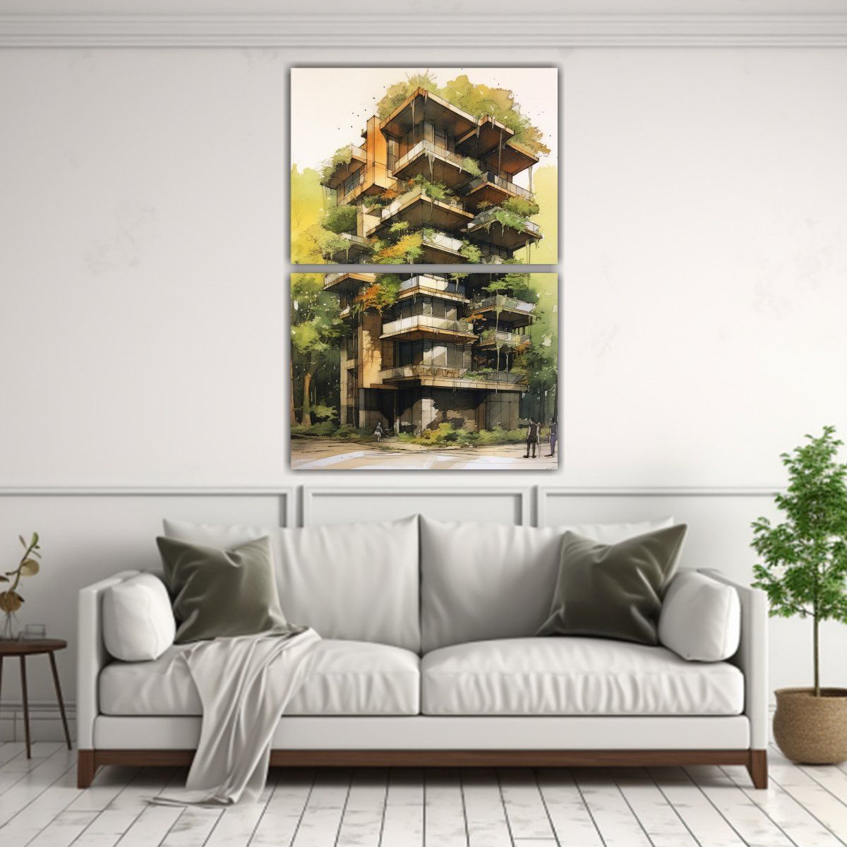 GENERICO - Pinturas Contemporáneas Para Un Edificio De 120x160 Cm