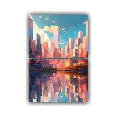 GENERICO - Cuadro Impreso Escena 2626 Con Luz Matutina 75x100 Cm