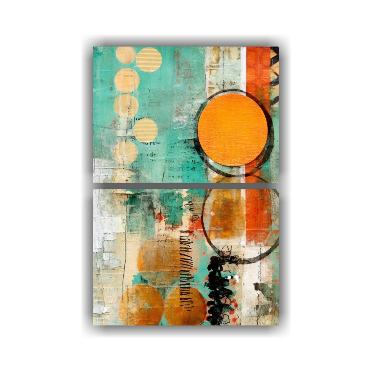 GENERICO - Pinturas Decorativas De Arte Mixto En Bastidor 75x100 Cm