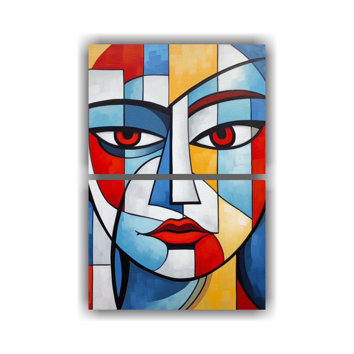 GENERICO - Cuadro Estilo Galeria De Representación Granell 65x100 Cm