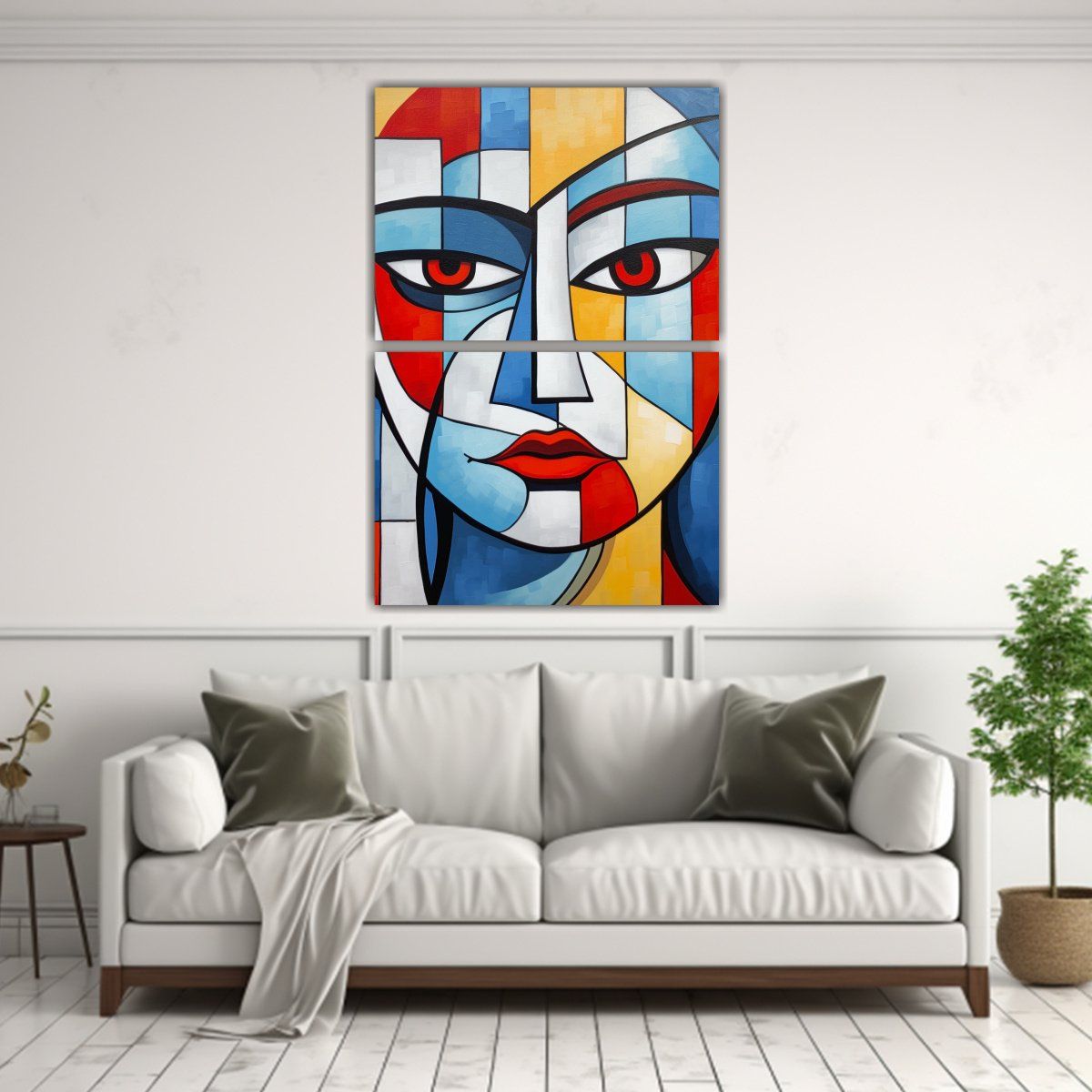 GENERICO - Cuadro Estilo Galeria De Representación Granell 65x100 Cm